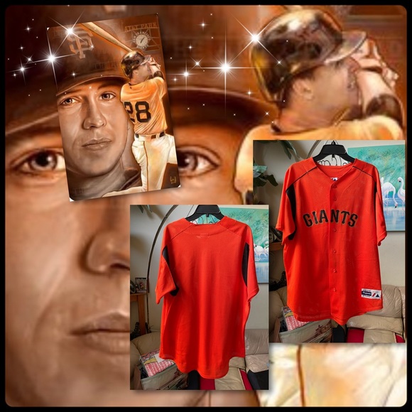 Majestic Orange Giant’s Jersey - Picture 1 of 6